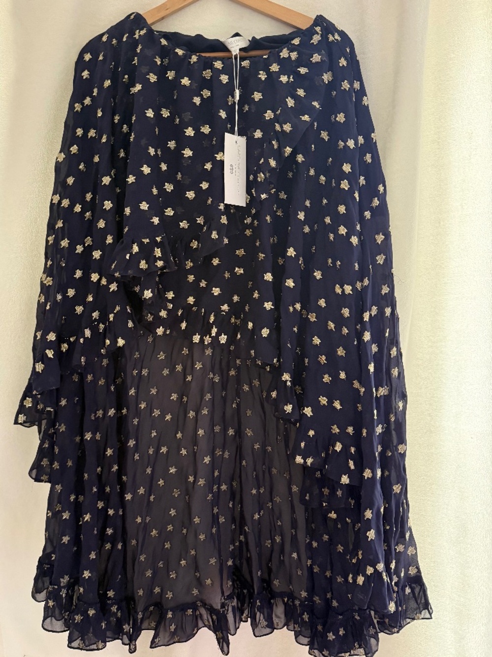 Caroline Constas Adelle Skirt in Bronze High Low Skirt (New with Tag)